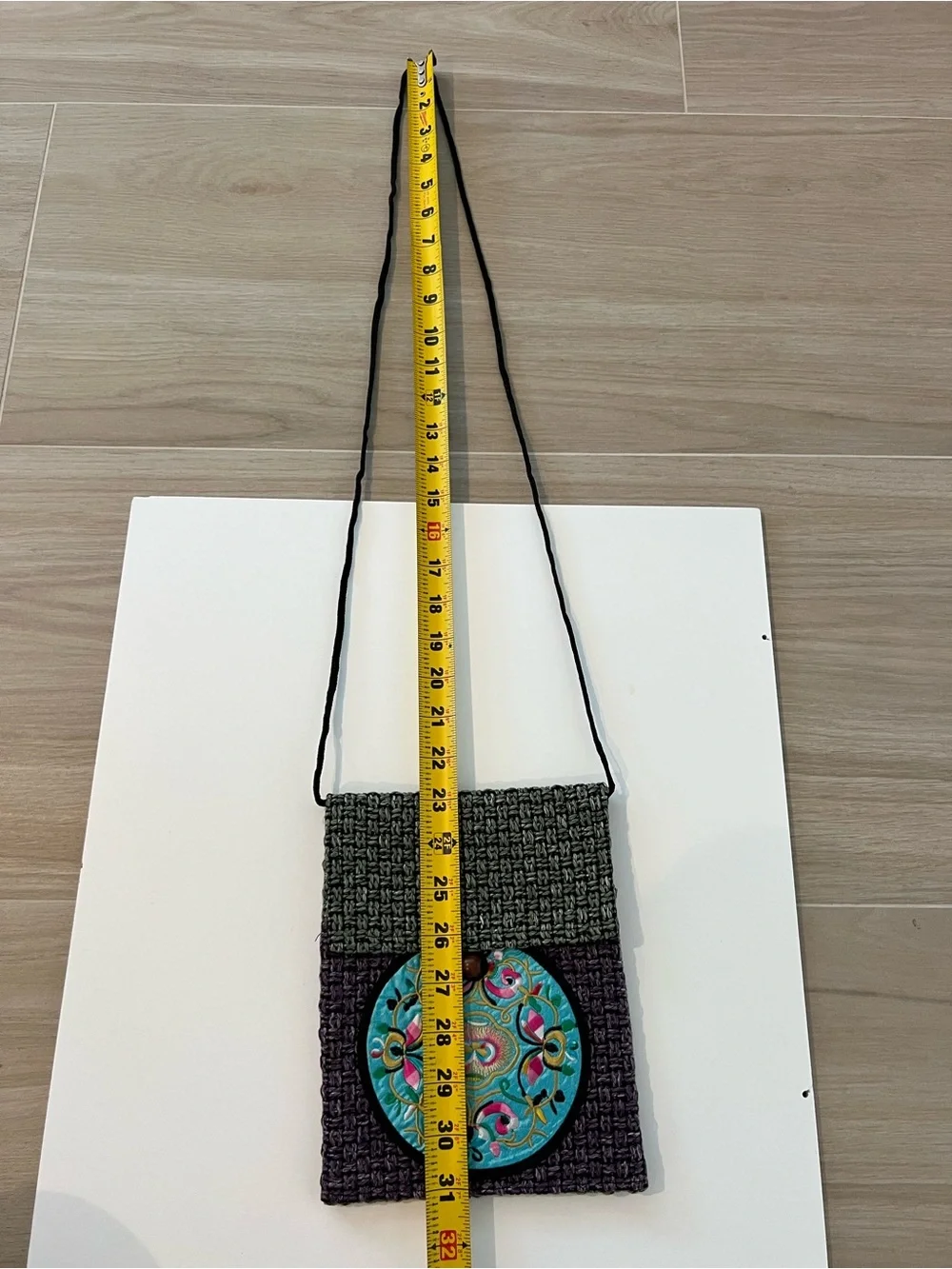 New Hand Made Embroidered Crossbody Bag from Hong Kong